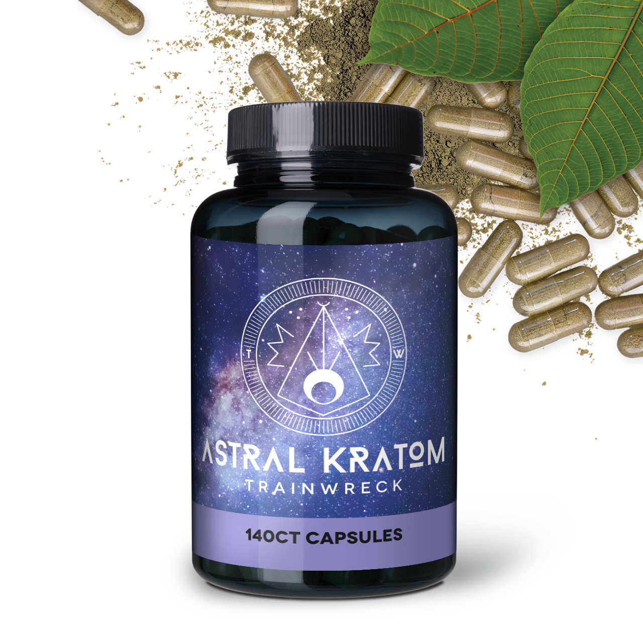 Trainwreck Kratom Capsules