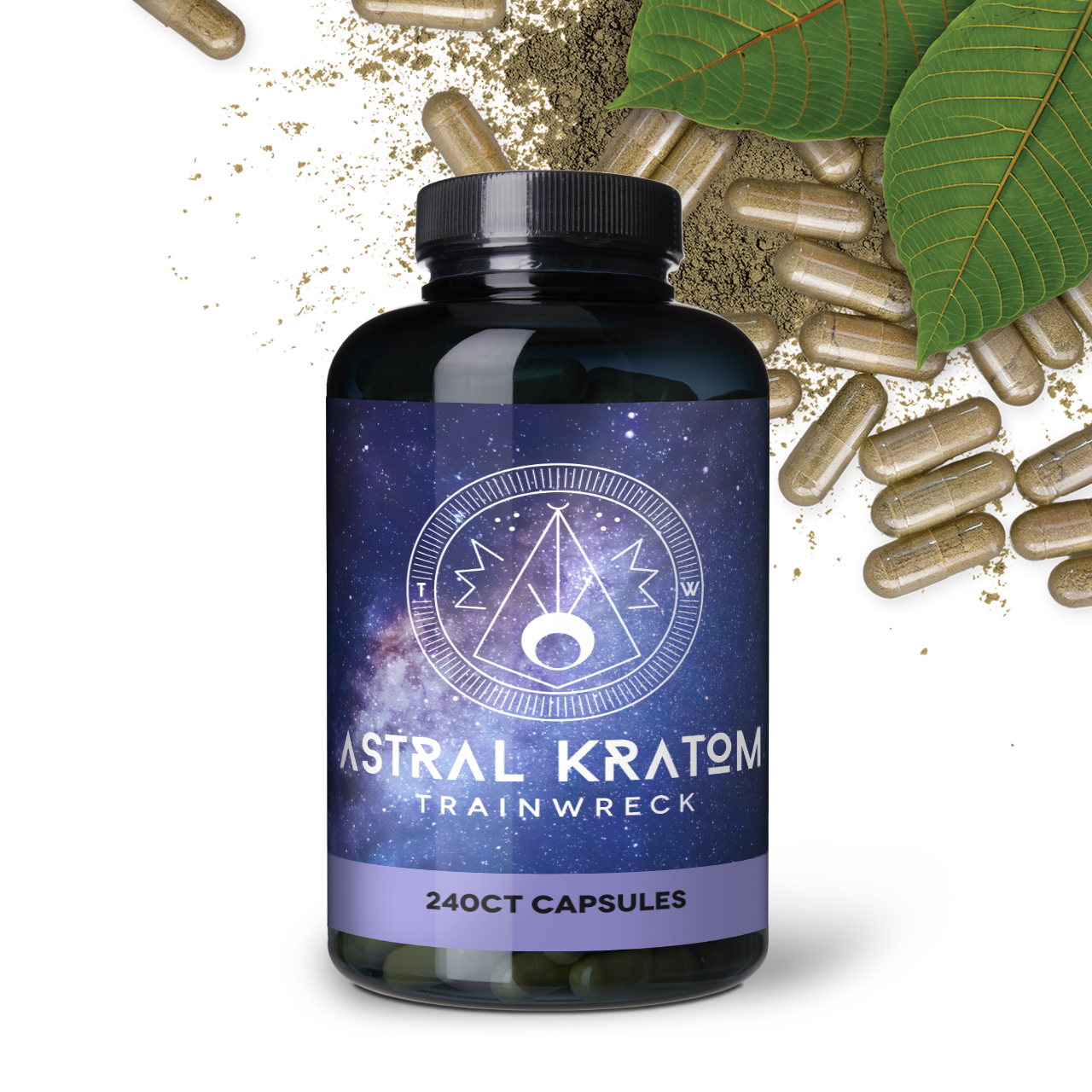 Trainwreck Kratom Capsules