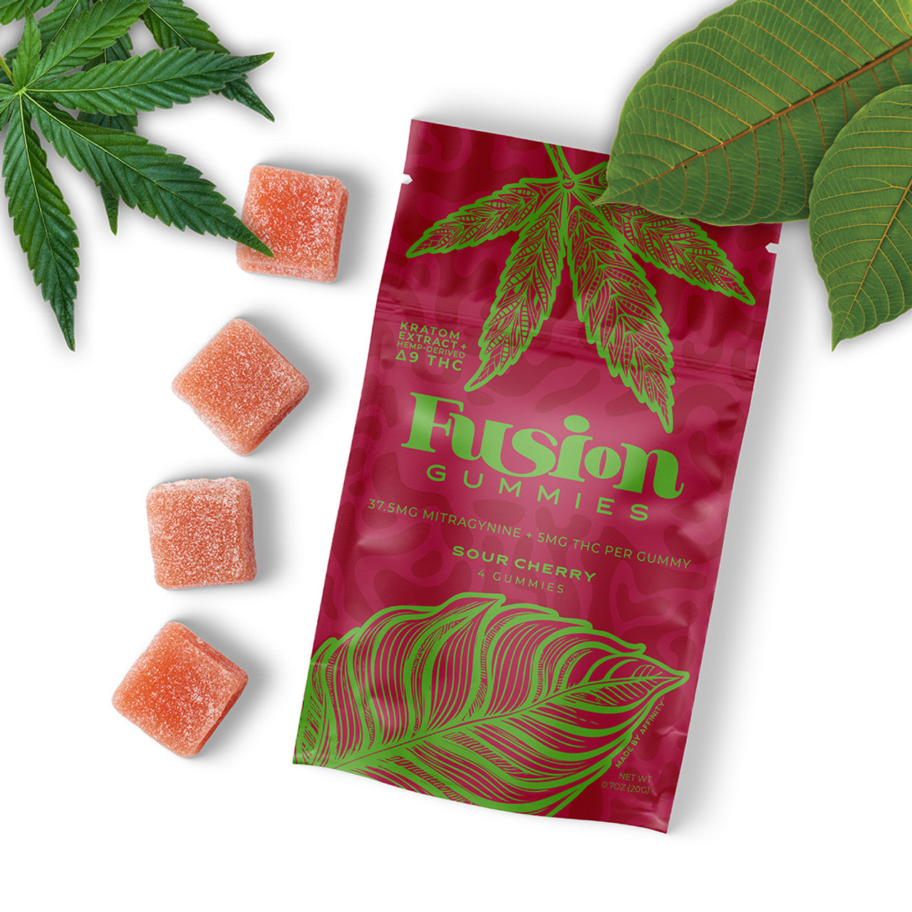 Affinity Fusion Gummies (4 ct) Kratom + THC
